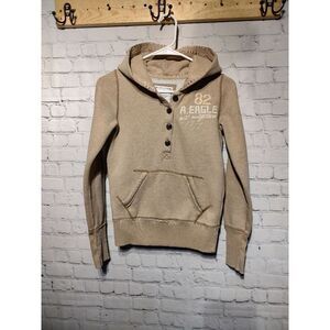 American Eagle grunge style pullover hoodie xs *